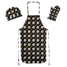 Steelers 3PC Set - Apron; Mitt; Hat