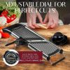 1 Set Stainless Steel Vegetable Slicer With 5 Blades Adjustable Mandoline Slicer Professional Vegetable Grater Onion Graters Potato Grater Kitchen Acc