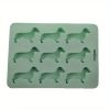 1pc 9 Freezers Silicone Ice Mold Card Love Cartoon Dog Shape Chocolate Biscuit Baking Mold