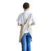 1pc Cotton Linen Apron; X-Back Aprons With Pockets; Halter Apron For Chef Gardening Cooking Baking Florist Shop Painting Pinafore Barista; Bib Overall